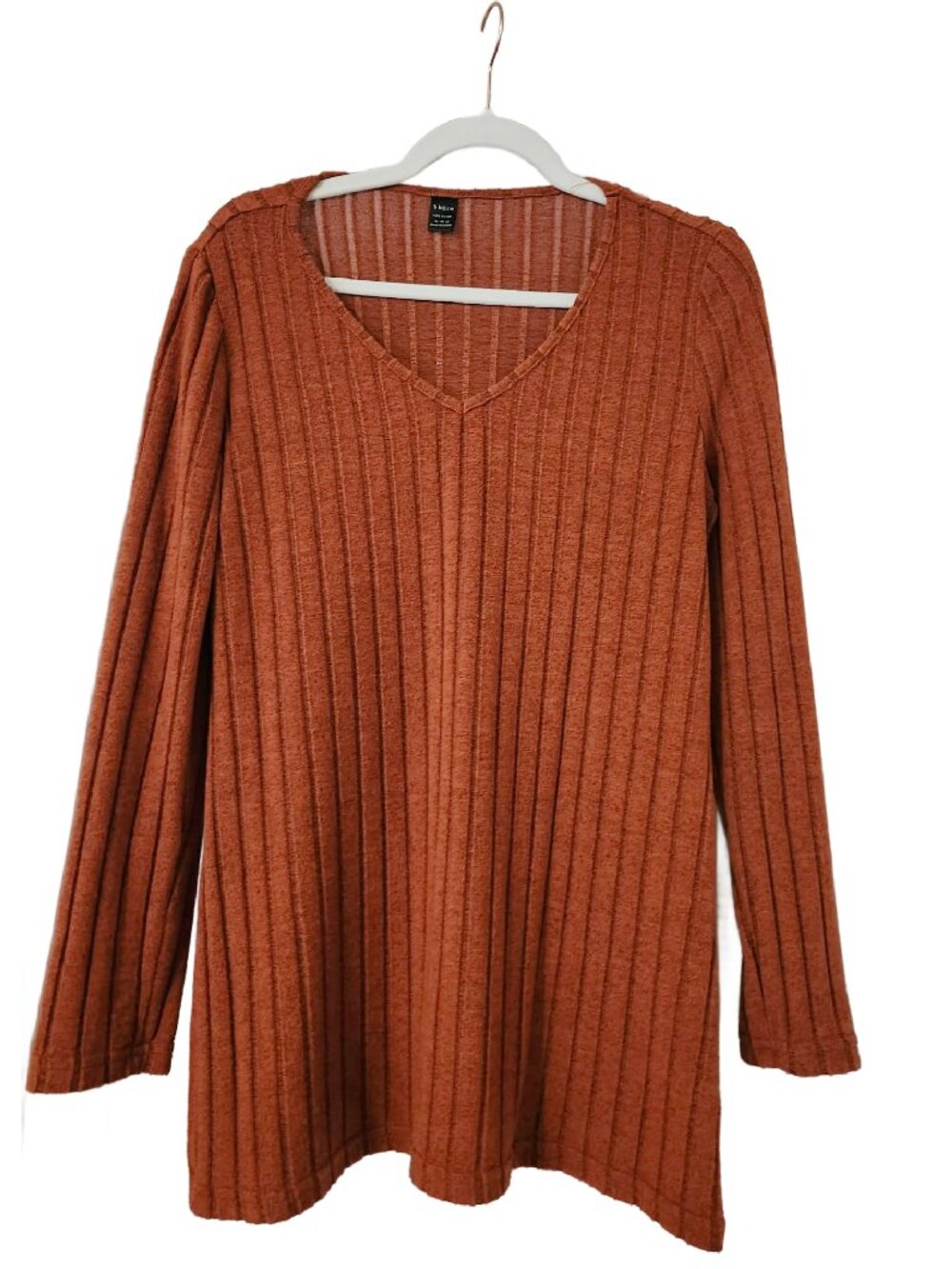 Women’s Burnt Orange Lightweight Sweater Size XL